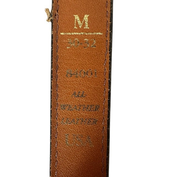 DOONEY & BOURKE Women's Medium Vintage Black Thin Leather Belt - Picture 7 of 8